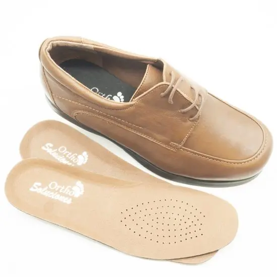 Zapato XL Blucher bordon Marrón Ortho Soluciones XL14